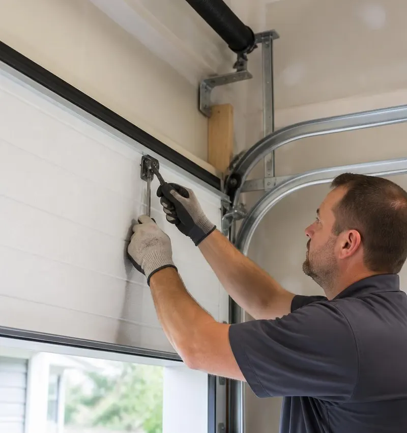 Off Track Door Repair in Lecanto